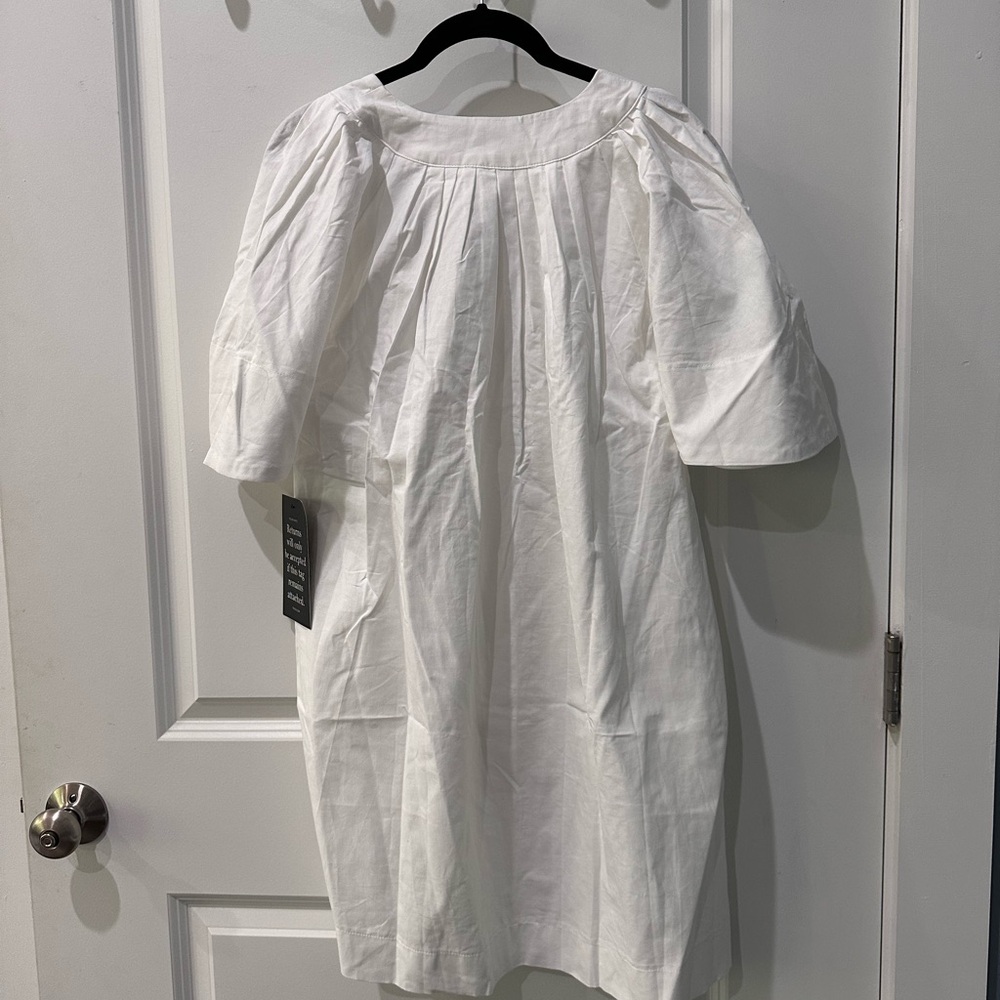 POMANDER PLACE White Finley Flutter Sleeve Dress - Picture 6 of 9
